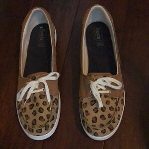 Keds leopard print shoes